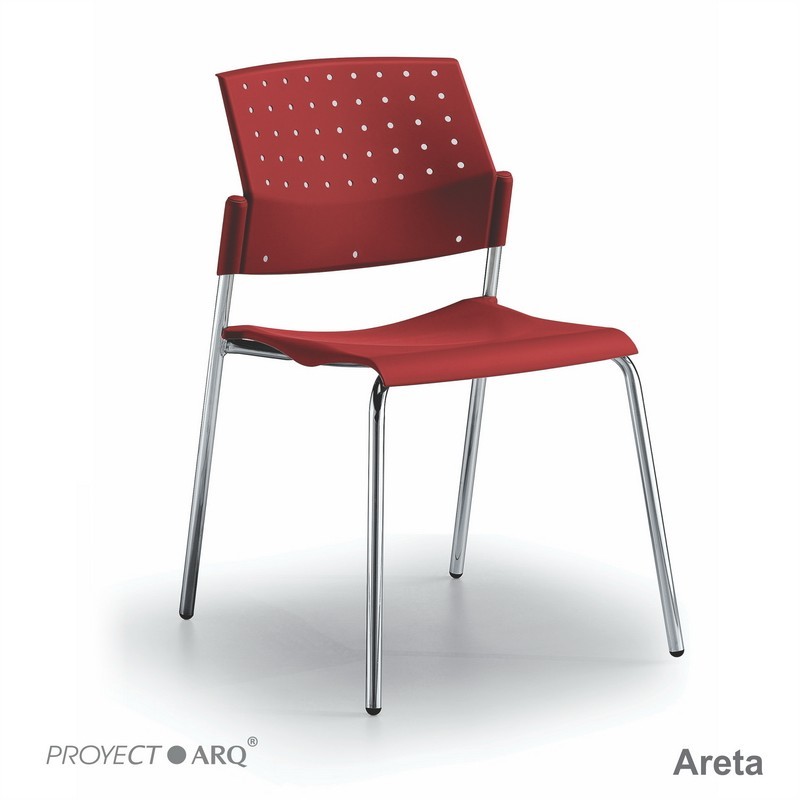 Silla Areta Estructura Cromada