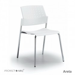 Silla Areta Estructura Cromada