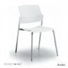 Silla Areta Estructura Cromada
