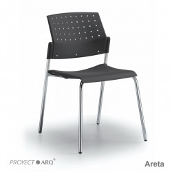 Silla Areta Estructura Cromada