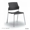 Silla Areta Estructura Cromada