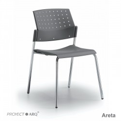 Silla Areta Estructura Cromada