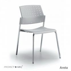 Silla Areta Estructura Cromada